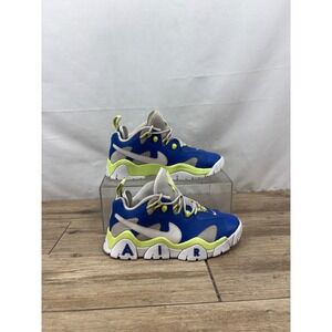 Nike‎ Air Barrage Training Shoes Sneakers Blue Neon Green Woman's 8 youth 6.5